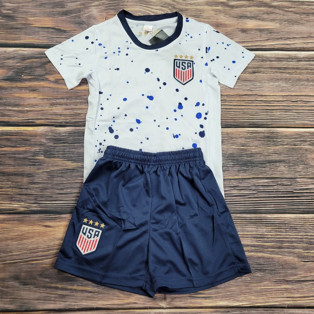 USA kid's soccer Jersey and shorts
